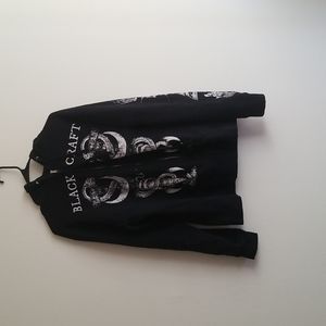 Black Craft Goth Hoodie